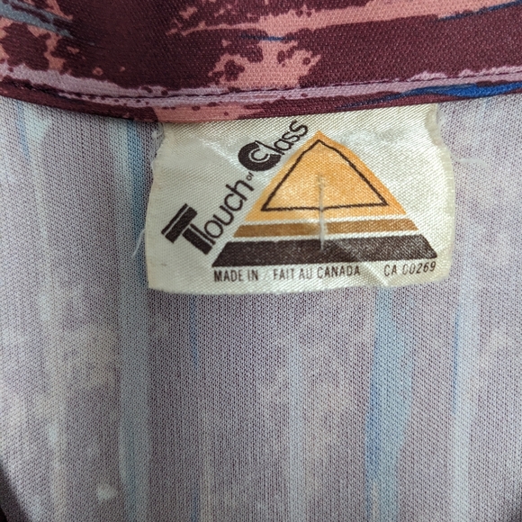 Touch of Class vintage belted  midi shirtdress 324 - Picture 4 of 8